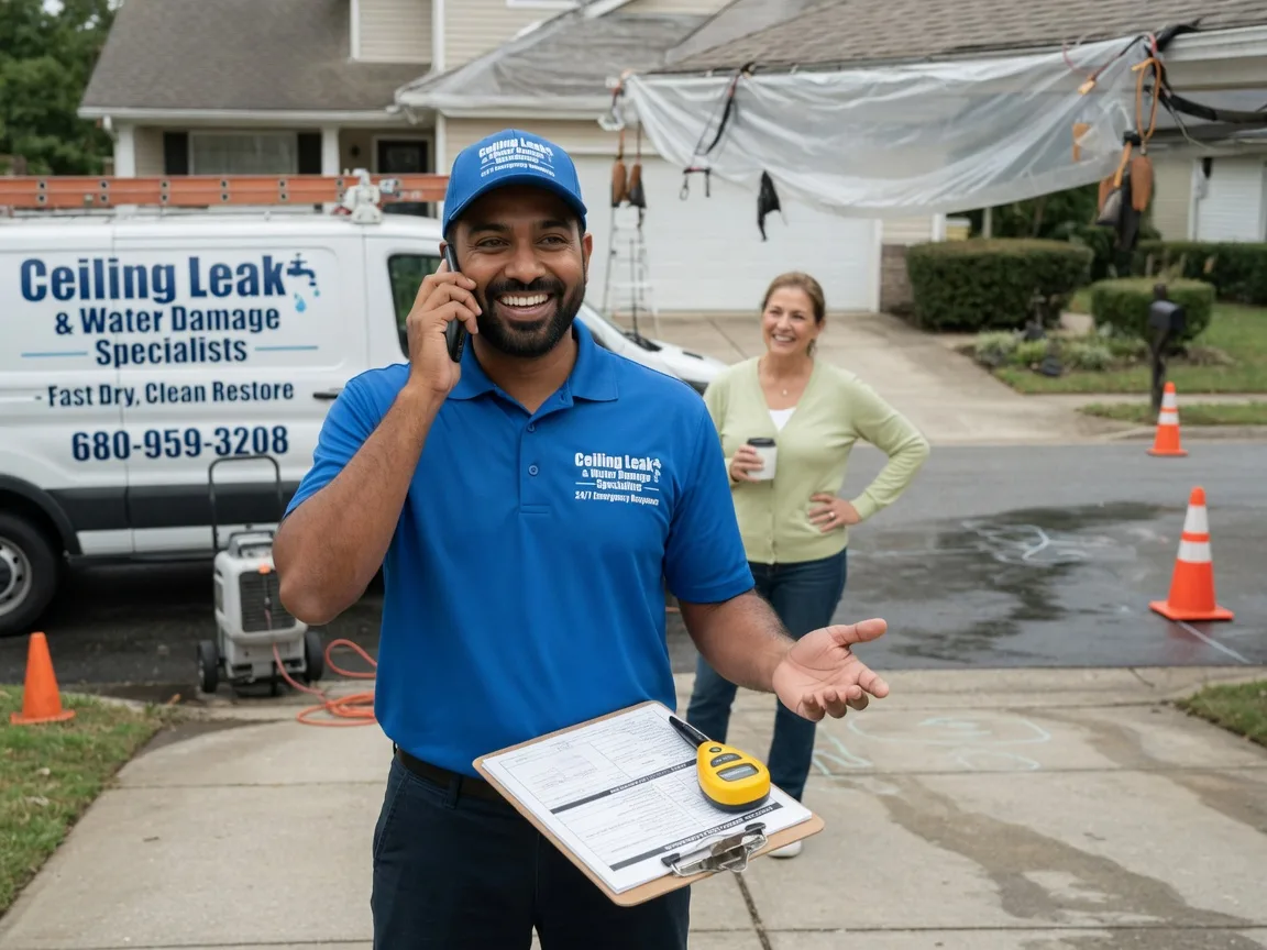 Ceiling Leak Cleanup Abercrombie, ND FAQs
